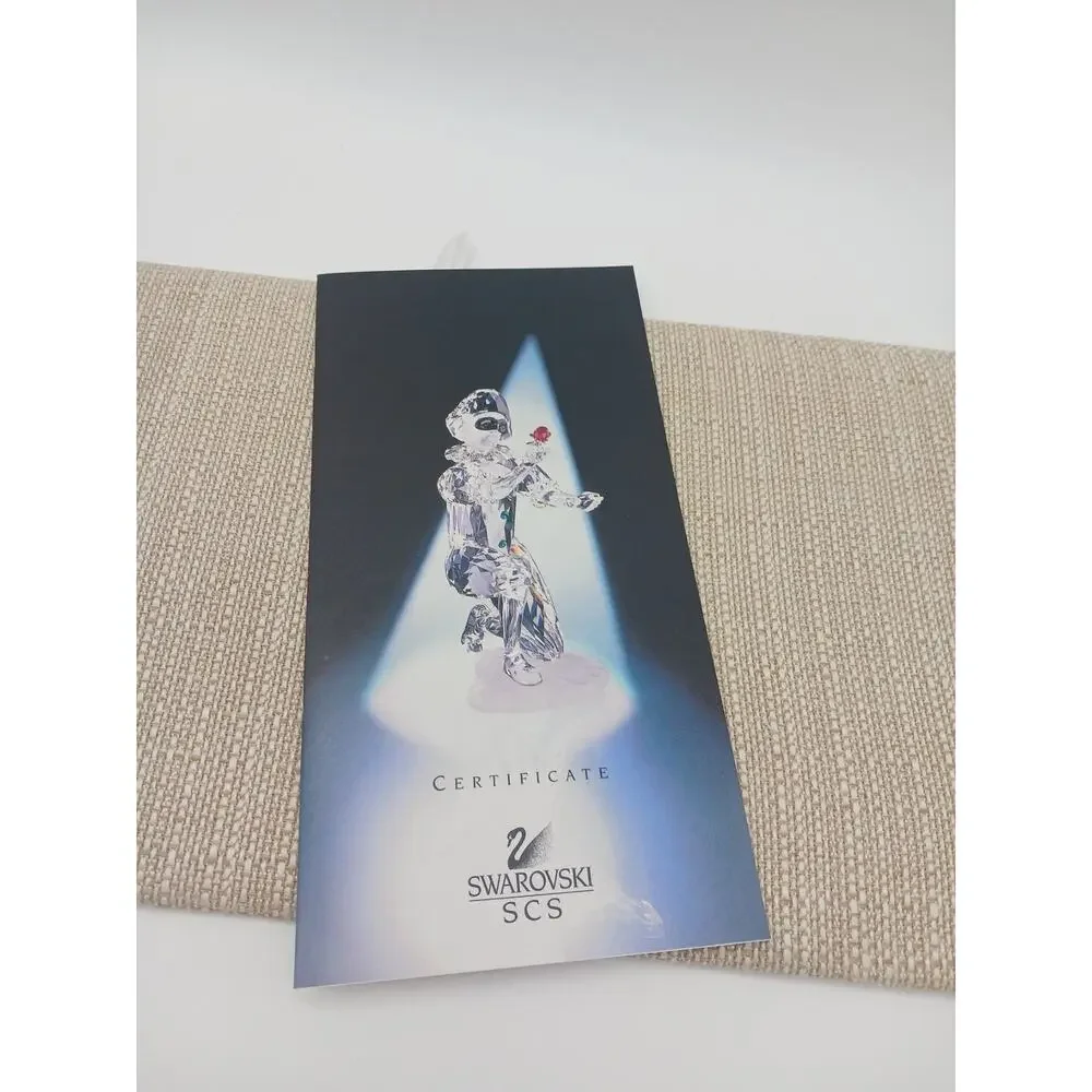 Swarovski SCS 2001 Masquerade Harlequin Crystal Figurine with Box & Cert